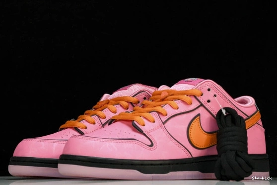 SB Girls Powerpuff The FZ8319-600  x Nk Dunk Low 1020